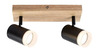 Laeaktsentvalgusti Rabalux Toras 73122, 2xGU10, 5W, 230V, tamm