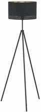 Põrandalamp Eglo Esteperra, 99279, 1xE27, 40W, must/kuldne, 38 x 140,5 x 64,5 cm
