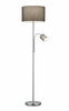 Põrandalamp Trio Hotel, E27 + E14, 60 W, hall, 40 x 170 cm
