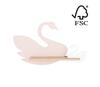Laste seinavalgusti Candellux SWAN, 5W, LED, 230V, roosa/valge
