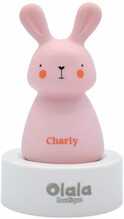 Laste LED voodivalgusti Olala Boutique Charly Bunny, roosa