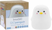 Öölamp Innogio GIOpenguin GIO-141, silikoon, valge