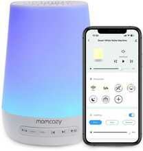 Valge müra masin lamp Momcozy WN02, LED, Wi-Fi, Alexa, USB-C