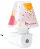 Öölamp Badabulle Nightlight, roosa/valge