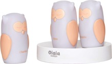Laste LED voodilampide komplekt Olala Boutique, 3 tk, öökull, valge