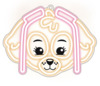 Riputatav neoon-LED-lamp Spin Master Paw Patrol Skye OW-130546, kollane/roosa