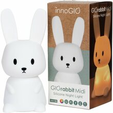 Öölamp InnoGIO GIOrabbit Midi GIO-136, silikoon, valge, 20 cm