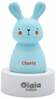 Laste LED lamp Olala Boutique Charly Bunny, sinine