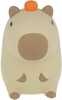 LED öölamp Forever Friendly Capybara FNL-12, silikoon, soe valge, USB-C