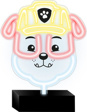 Laste laualamp Spin Master Paw Patrol Rubble OW-120446, LED, neoon, 25 cm, valge/punane/kollane