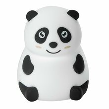 Öölambike silikoonist Innogio GIO Panda, GIO-115, valge/must