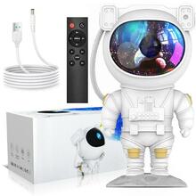 Projektor Riff Astronaut, LED lamp koos kaugjuhtimispuldiga, Galaxy Night Light