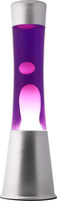 Lava lamp iTotal Lava Lamp XL1792, 40 cm, hõbedane alus, lilla vedelik, valge vaha