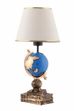 Laualamp Opviq World, E27, 60W, valge/sinine