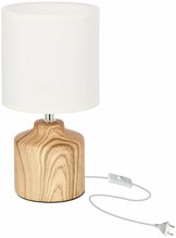 Laualamp Candellux Lighting Minos, E14, 40W, 28 cm, pruun/valge