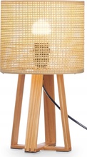 Laualamp Giftdecor Natural, E27, 40W, 36 cm, boho stiil