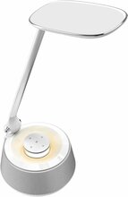 Laualamp Platinet PDLU9A, 18W, kõlari ja USB laadijaga, valge