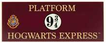 Laualamp Paladone Harry Potter Hogwarts Express Logo, punane