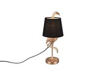 Laualamp Reality Lola, E14, 40 W, o17 x k42 cm, kuldne/must