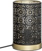 Laualamp Atmosphera Gypsy, 13 cm, must/kuldne
