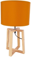 Laualamp Home4You Wooden DH07187, E14, 40W, ookerkollane, 44,5 cm