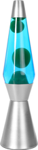 Lava lamp Itotal Lava Lamp XL1787, 36 cm, hõbedane alus, sinine vedelik, roheline vaha