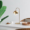 Laualamp Opviq Horn, kuldne, metallist korpus