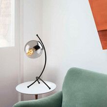 Laualamp Opviq Yay, 5015, must, metallist korpus