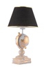 Laualamp Opviq World, E27, 60W, must/valge