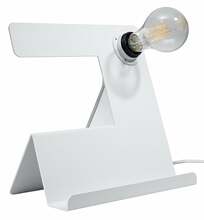 Laualamp Sollux Incline, E27, 60 W, valge