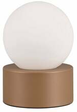 Laualamp Trio Countess, E14, 25W, 17 cm, valge/pruun