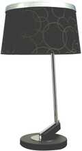 Laualamp Candellux Impresja, E27, 60W, must chrome