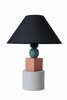 Laualamp Opviq YL586, E27, 60W, helehall, puidust korpus