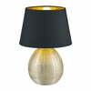 Laualamp Trio Luxor, E27, 60 W, 35 cm, must keraamika ja kangas