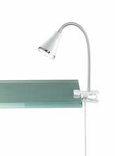 Klambriga laualamp Trio Arras, R22711101, LED, 3,8 W, valge