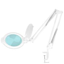 Kosmeetiku LED-lamp luubiga Activeshop 5D, 8W, must, kinnitatav lauale
