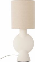 Laualamp Bloomingville Sergio, beež, 54,5 cm, tekstiilist varjuga