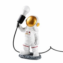 Laualamp Opviq Astronaut 1, E27, 40W, vask/valge, mitmevärviline