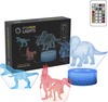 LED dekoratsioon Manta SNL117RGB, Dinosaurus 3D, RGB, 19,7 x 13,7 cm