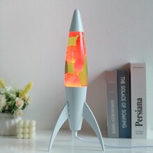 Lava lamp iTotal Rocket Lava Lamp, valge/kollane/punane