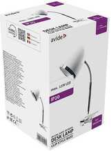 Laualamp Avide Clip, E27, max 15 W, 16 x 16 x 33 cm, valge