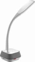 Laualamp Platinet PDLM6U, kõlariga ja USB laadijaga, 18W, valge