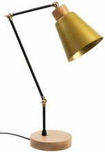 Laualamp Opviq Manavgat N-593, E27, 40W, kollane/must, 52 cm