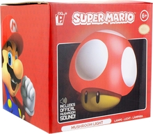 Öölamp Paladone Super Mario Mushroom Light PP4017NN, punane