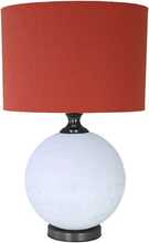 Laualamp LUXO, H56 cm, punane/valge
