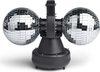 LED lamp Light Up Twin Mirror Ball, MCDC010