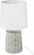 Laualamp Lamp, keraamiline alus, E27, 60W, moekas magamistoa valgusti