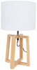 Laualamp Home4You Wooden DH07189, E14, 40W, H44,5 cm, valge