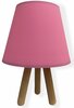 Laualamp Opviq Wood 390FLH1711, E27, 60W, roosa