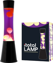 Laualamp laavalamp iTotal 1270426, 40 cm, must/lilla/kollane